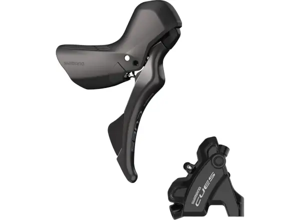 Shimano CUES BR-U6030 + ST-U6030 Scheibenbremse vorne (linker Hebel), J-kit, Polymer