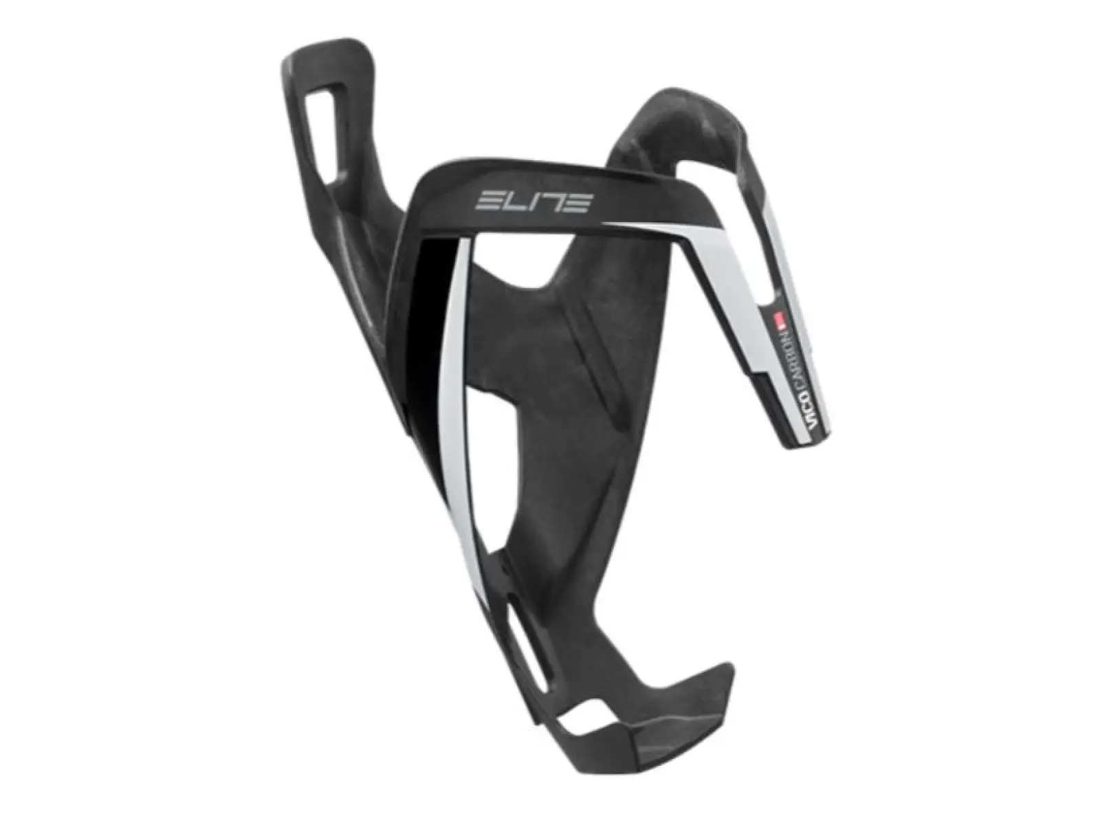 Elite Vico Carbon Flaschenhalter in mattem Weiß