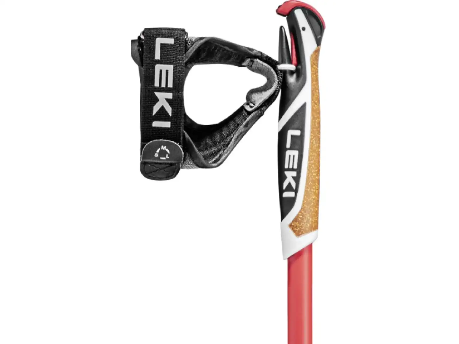 Leki CC 450 Langlaufstöcke schwarz-kirschrot-weiß