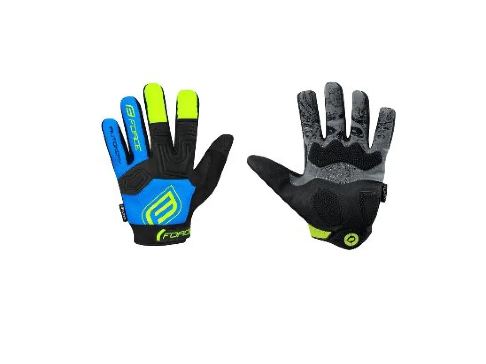 Force Kid Autonomie Kinder-MTB-Handschuhe schwarz/blau
