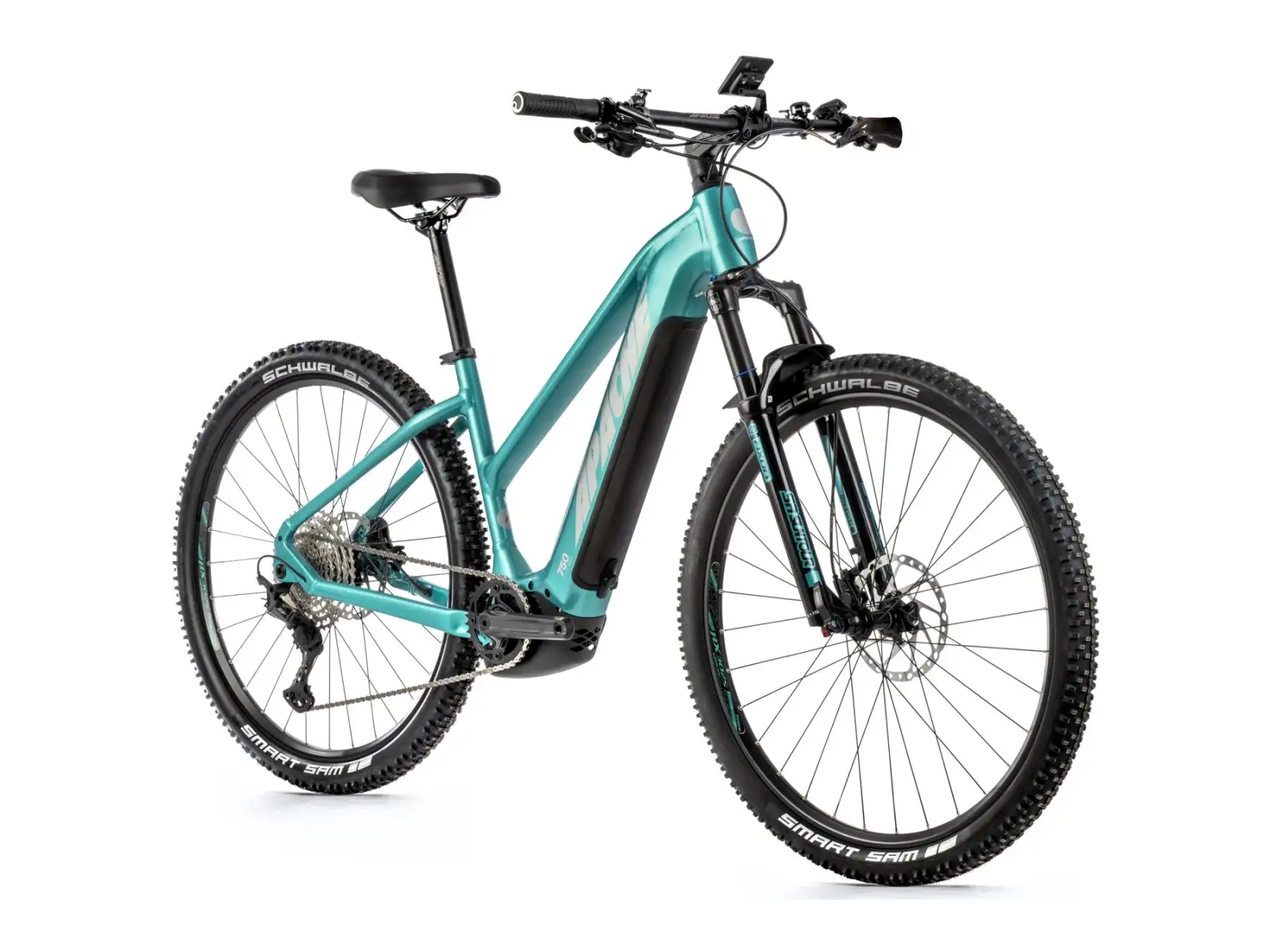 Apache Hupahu 2 Lady Damen E-Mountainbike (Bosch 1000 Wh) Türkis