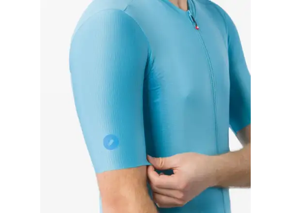 Castelli Espresso 2 Herren-Trikot Kurzarm Neon Cobalt