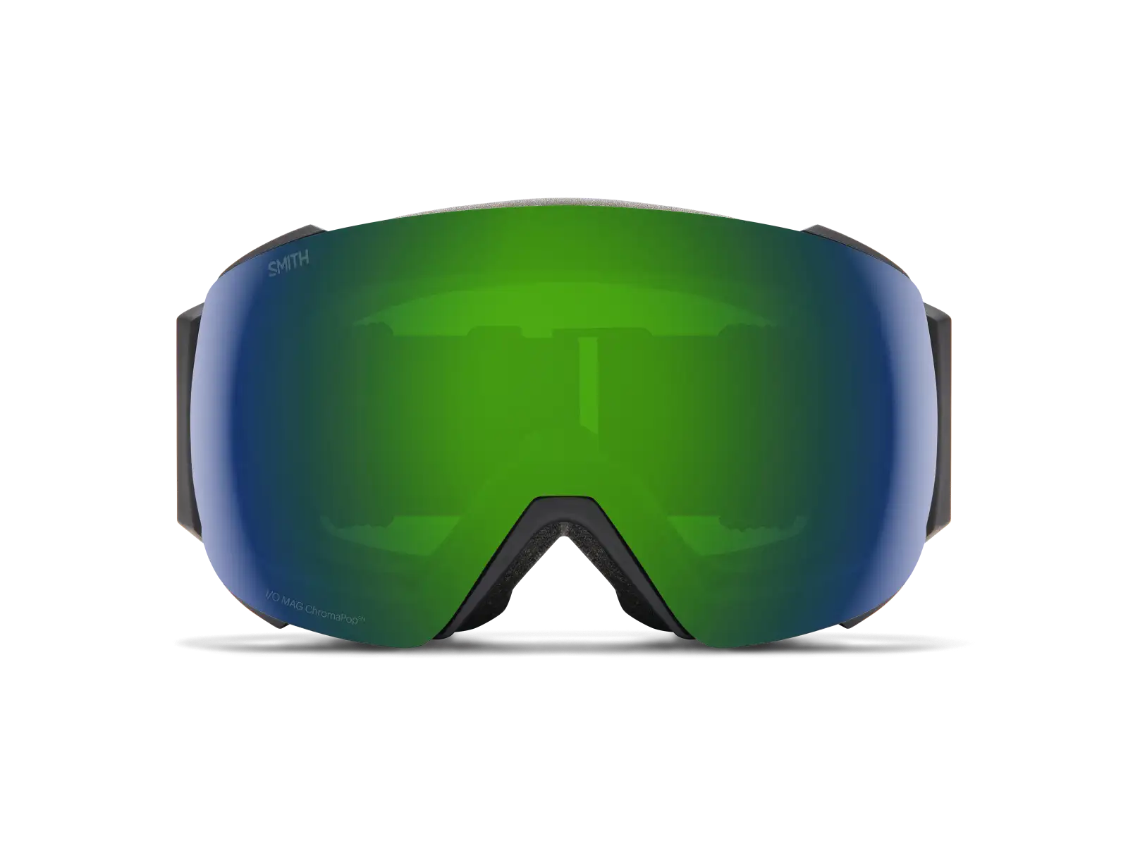 Smith I/O Mag Skibrille Black / ChromaPop Sun Green Mirror (2 Scheiben)