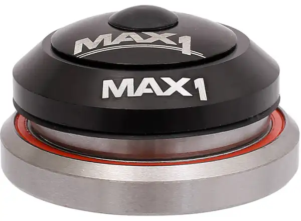 MAX1 1 1/8" - 1,5" integrierte asymmetrische Steuersatz schwarz