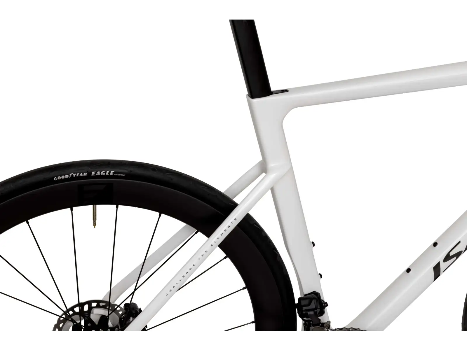 Isaac Boson 105 Straßenfahrrad Mineral White Gr. M/42cm/90mm/172,5