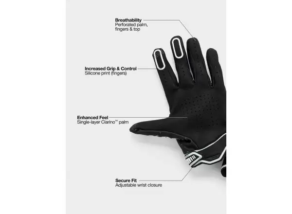 100% Ridefit Herren Handschuhe schwarz