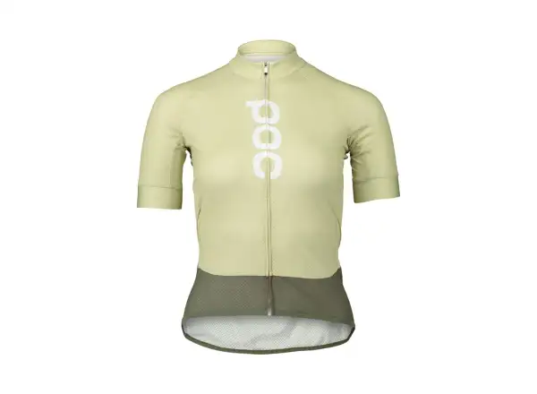 POC Essential Road Logo Damen Radtrikot Prehnite green/epidote green