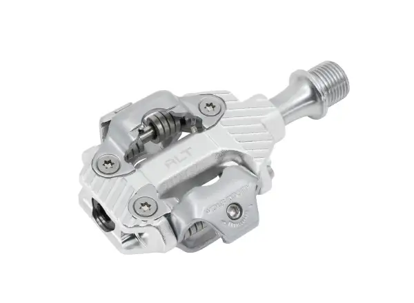 Wolf Tooth ALT XC Clipless Performance Pedale raw silver