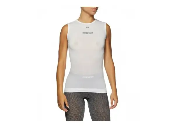 SIXS SML BT Funktions-Tanktop in Weiß.