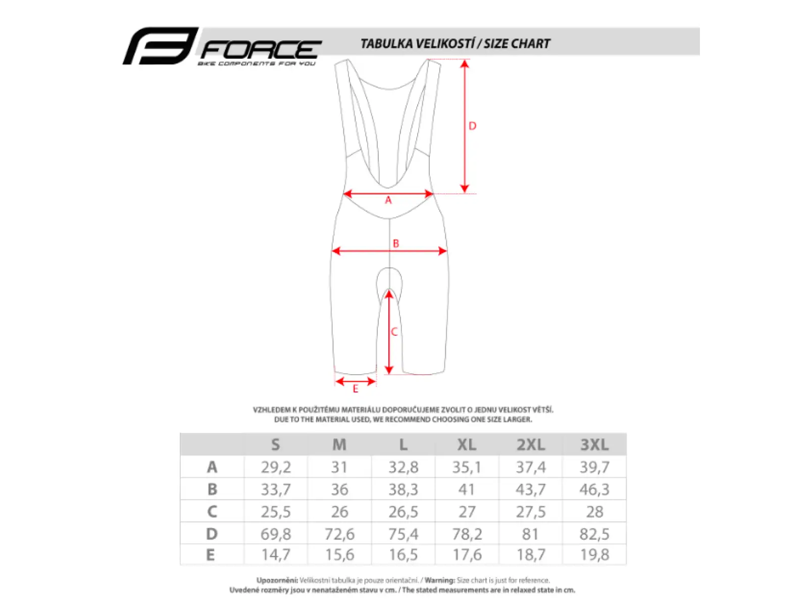 Force Mono Herren-Radhose mit Polster und Trägern schwarz