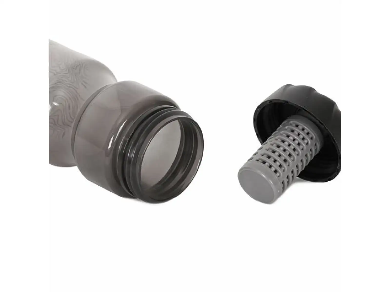 Woho Filterbo Flasche mit Filter 700 ml schwarz