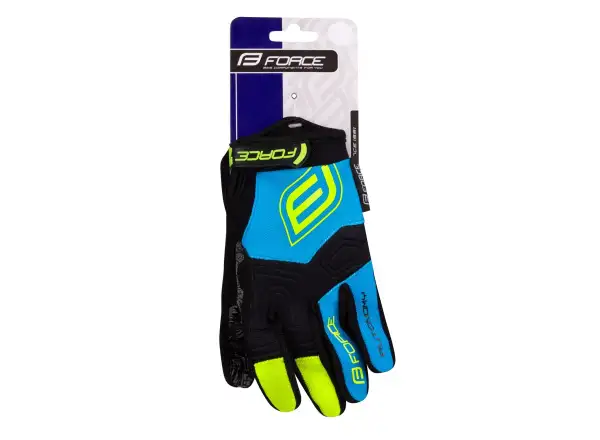Force Kid Autonomie Kinder-MTB-Handschuhe schwarz/blau
