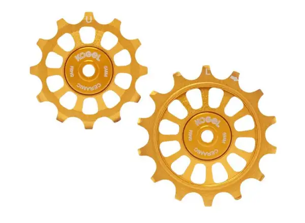 Kogel Straßenrollen für Shimano Dura Ace / Ultegra / 105 12/14 Z. Gold