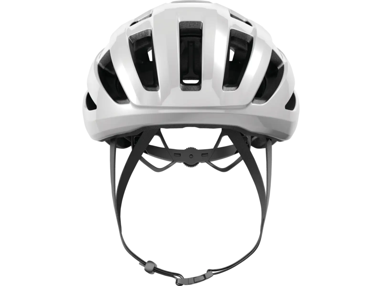 Abus PowerDome Straßenhelm Shiny White