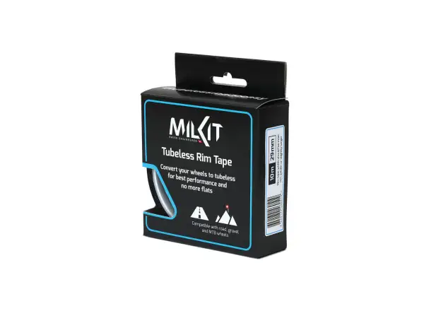 milKit Tubeless Felgenband 10 m x 29 mm, Schwarz