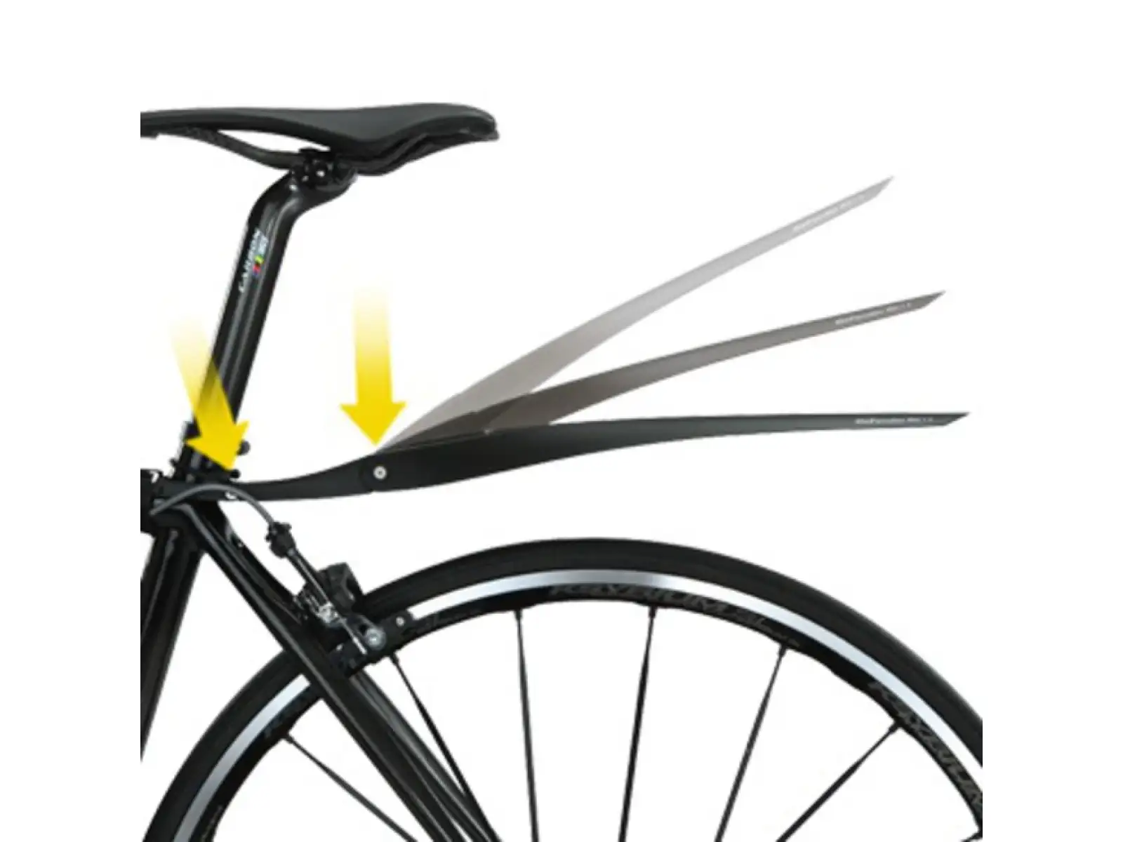 Topeak Defender RC1+RC11 Set von Rennrad-Schutzblechen
