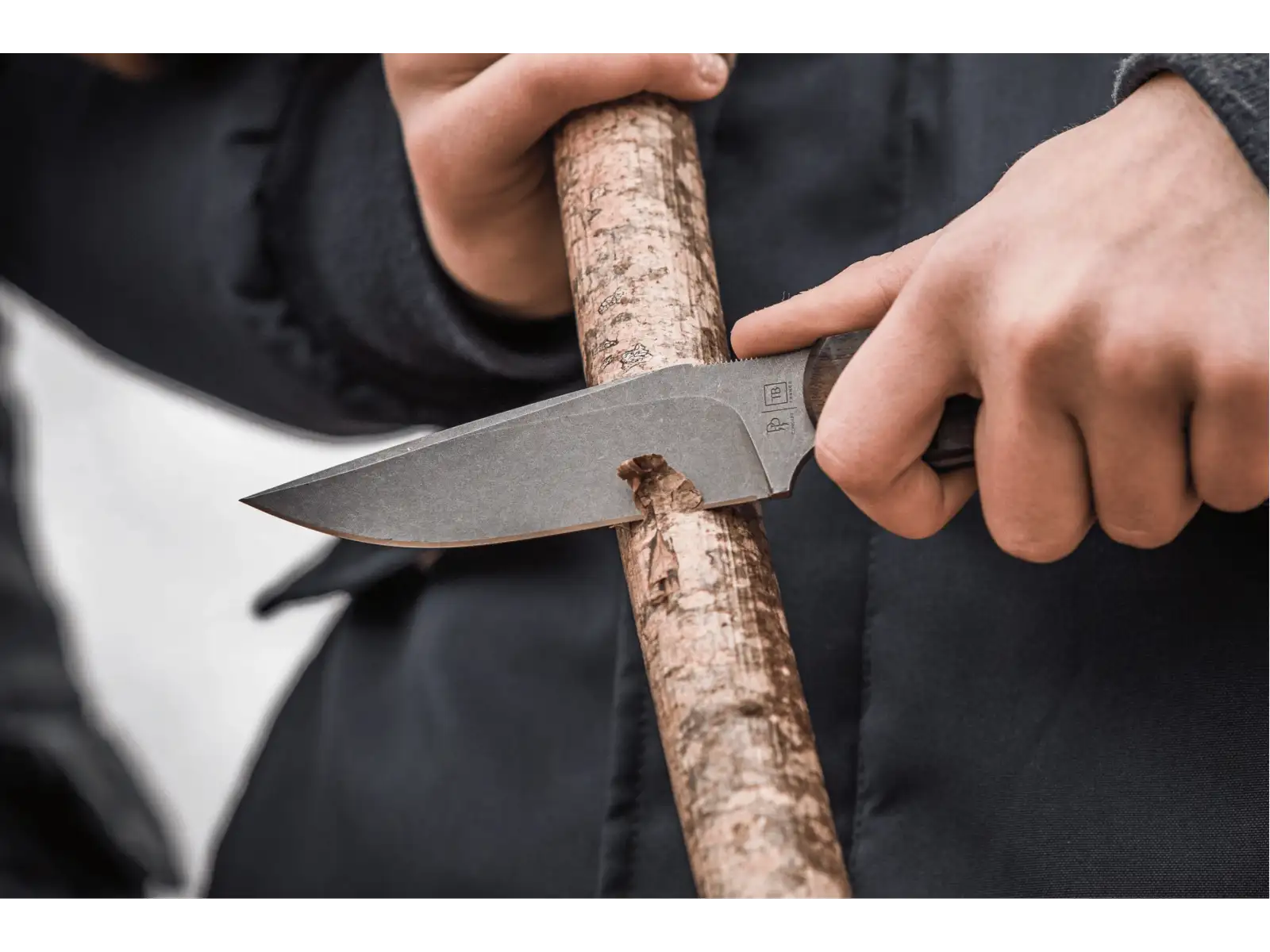 TB Outdoor Kommandeur G10 Messer Schwarz