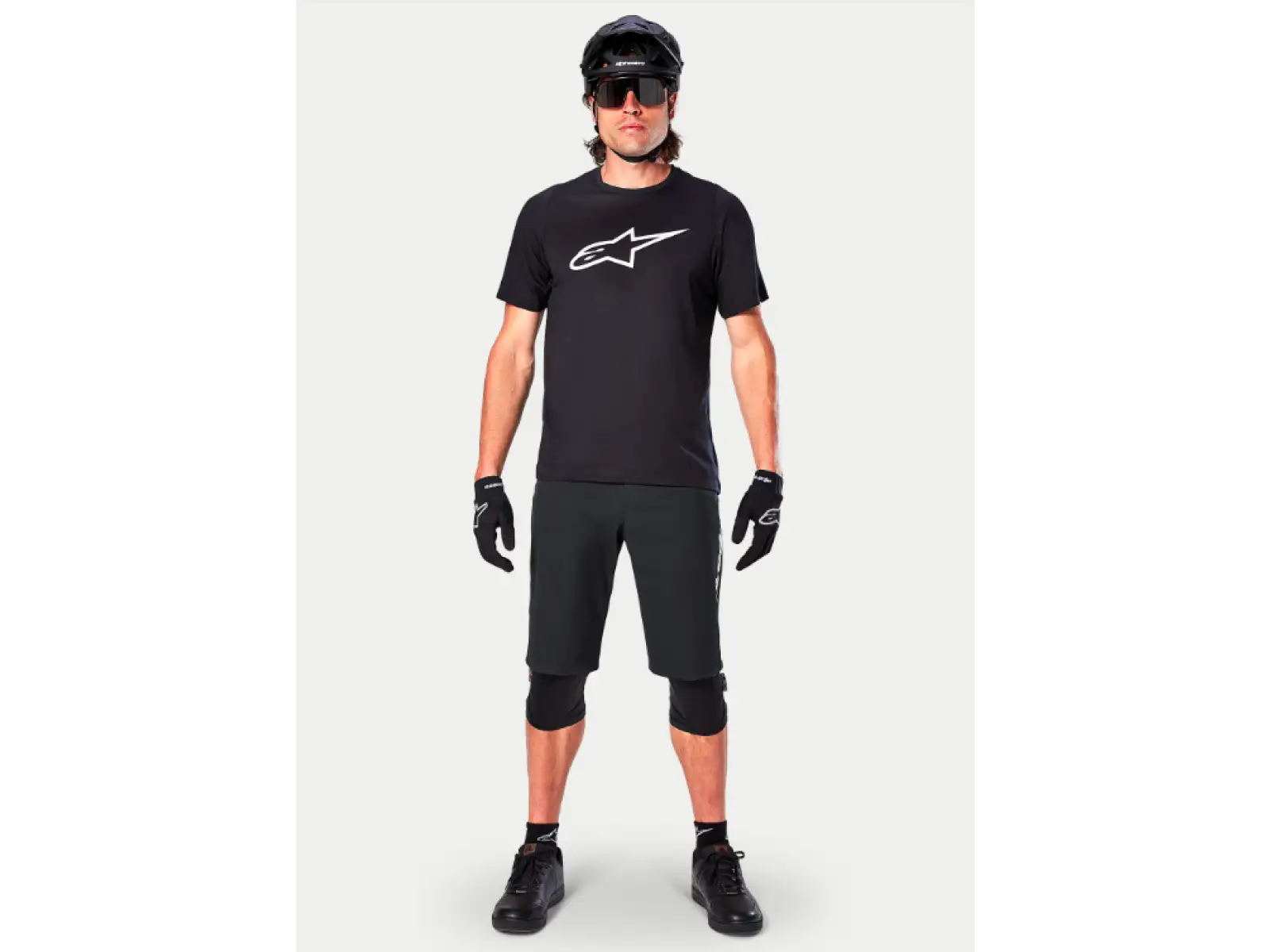Alpinestars A-Dura Dri Oscar Herrentrikot Kurzarm Black Reflektierend