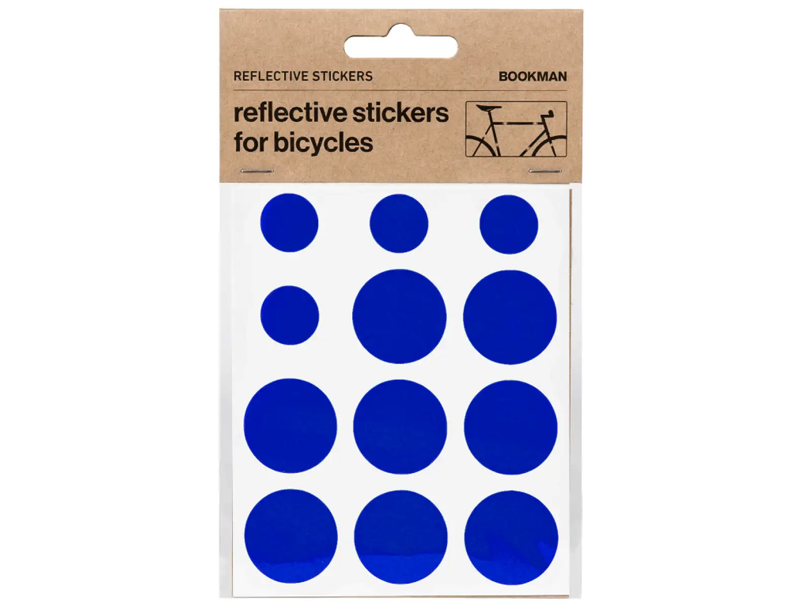 Bookman selbstklebender Reflektor blau