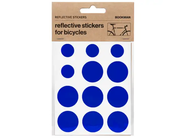 Bookman selbstklebender Reflektor blau
