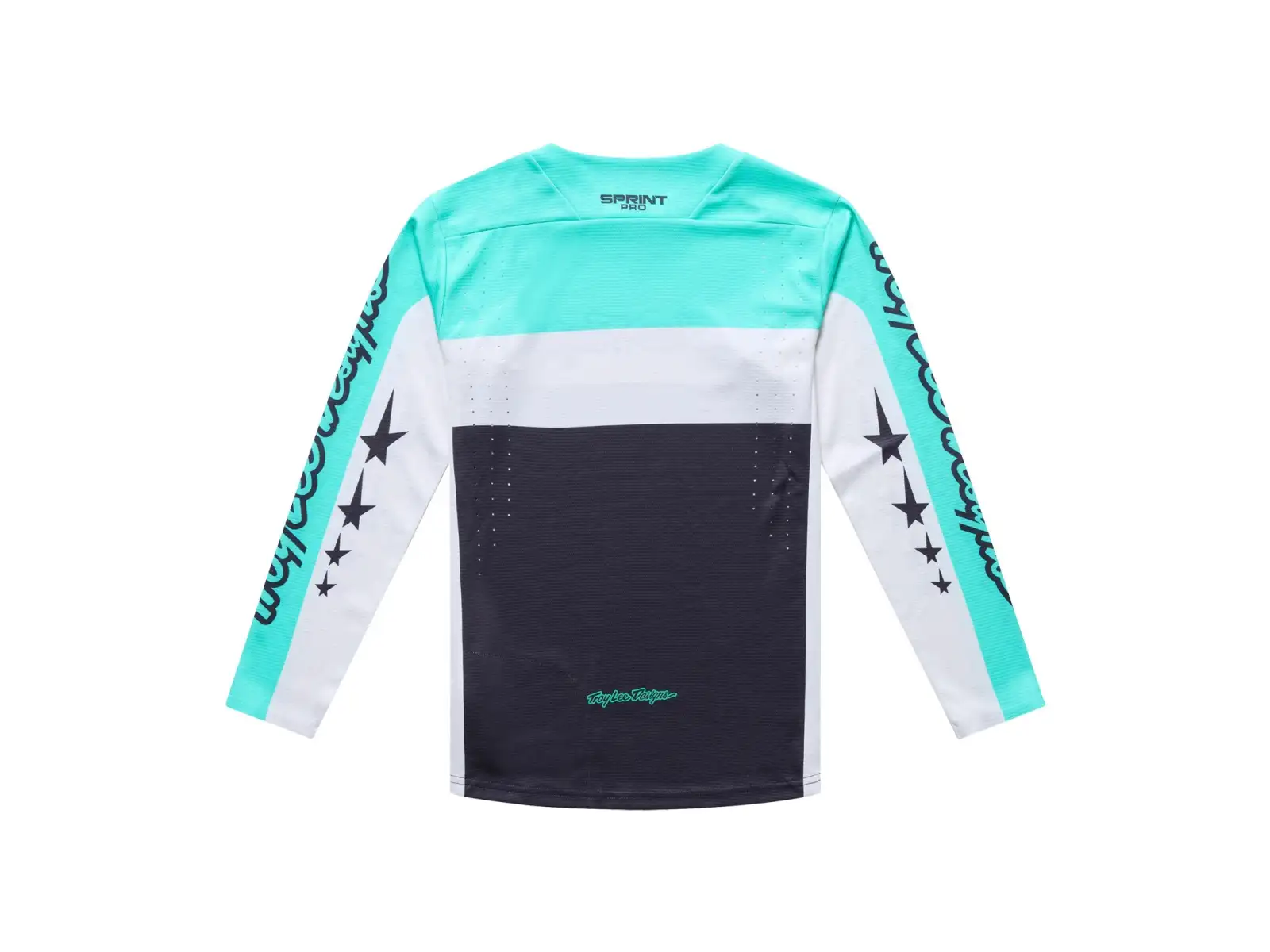 Troy Lee Designs Youth Sprint Pro Kindertrikot Langarm Yo Moto Carbon