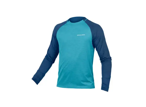 Endura SingleTrack Herrentrikot Langarm Atlantic