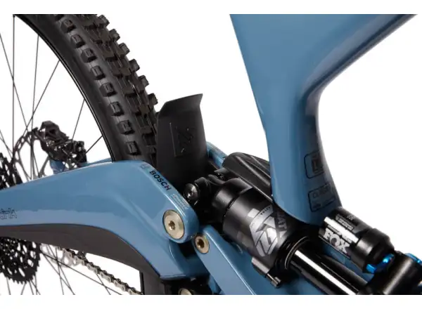 Ibis OSO Storm Blue vollgefedertes E-Bike.