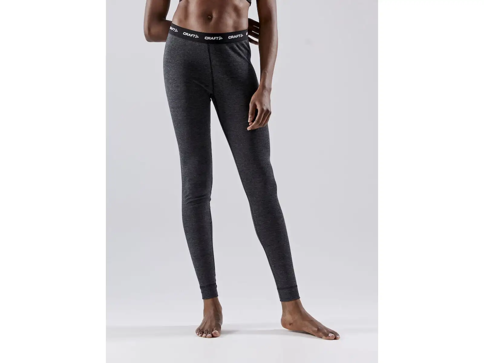 Craft Core Wool Merino Damen Set Langarmshirt+Hose black