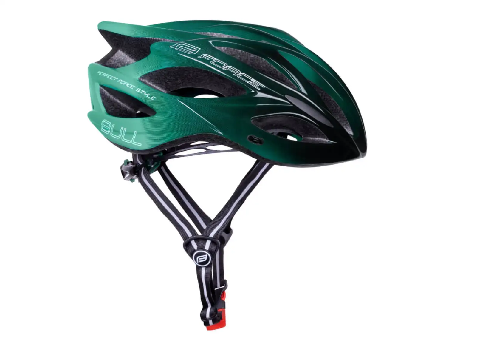 Force Bull Hue Helm Schwarz/Türkis