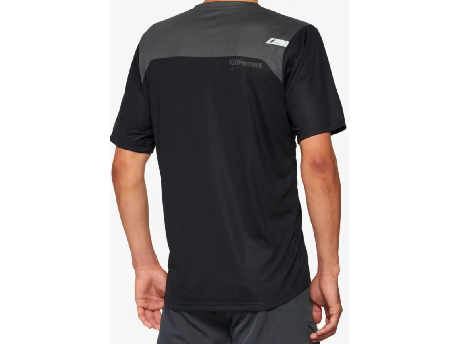 100% Airmatic Herren-Trikot Kurzarm Black/Charcoal