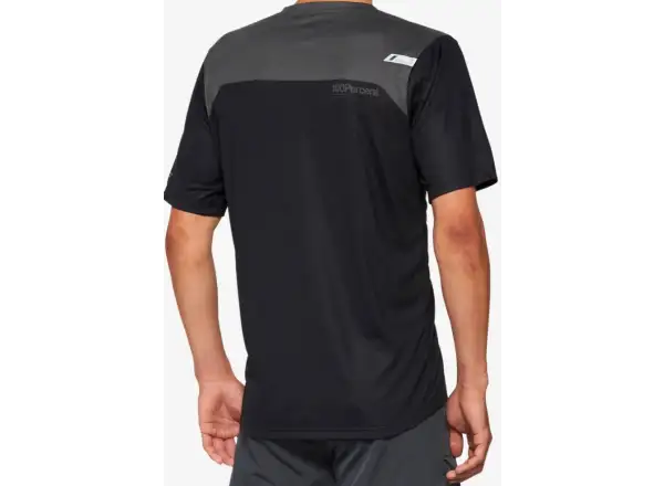 100% Airmatic Herren-Trikot Kurzarm Black/Charcoal
