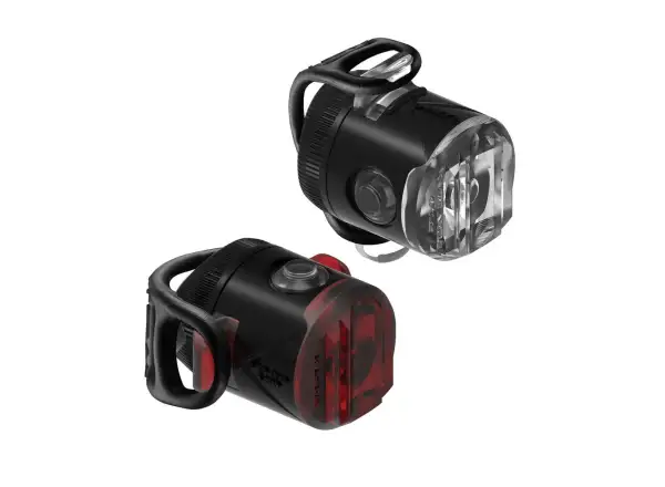 Lezyne Femto USB-Beleuchtungsset in Schwarz