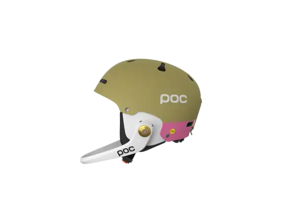 POC Artic SL MIPS Skihelm Olivine Green Matt/Thulite Pink Matt