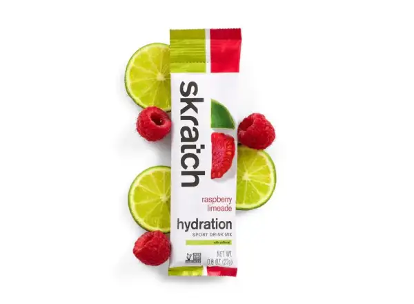 Skratch Labs Exercise Hydration Mix iontový nápoj 22 g Himbeere/Limette + Koffein