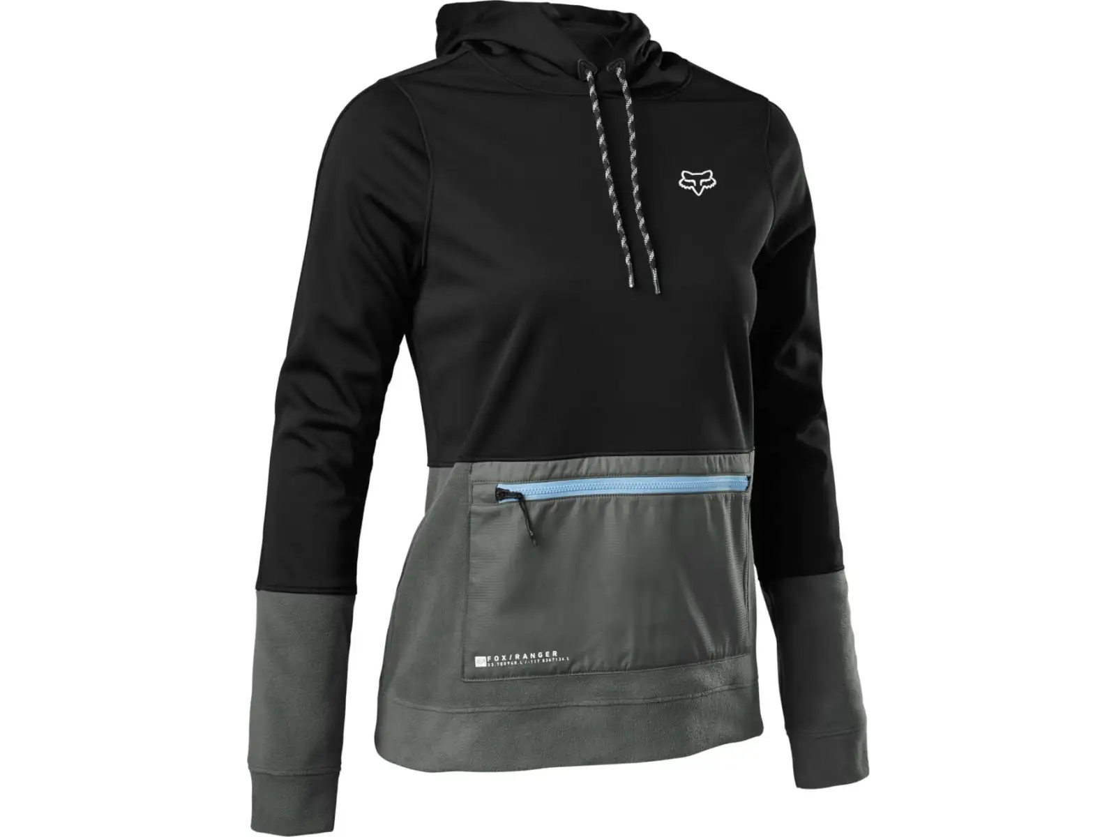 Fox Ranger WindblocR Damen Kapuzenpullover schwarz