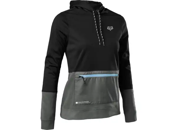 Fox Ranger WindblocR Damen Kapuzenpullover schwarz