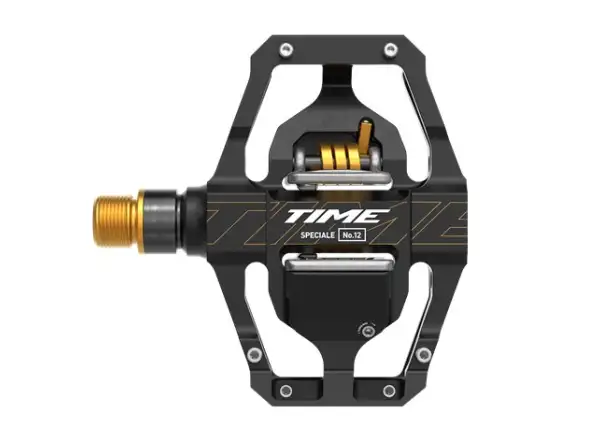 Time Speciale 12 Large Plattformpedale Schwarz/Gold