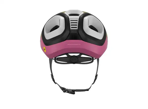 POC Amidal Straßenhelm Olivine Green Matt/Thulite Pink Matt