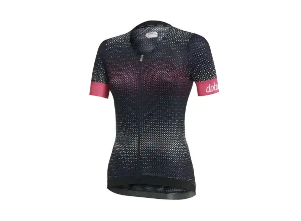 Dotout Rainbow Damen Kurzarmtrikot blau/fuchsia