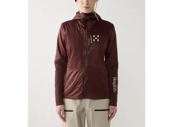 Damen-Sweatshirt Haglöfs Nallo Touring Hybrid Mid braun M