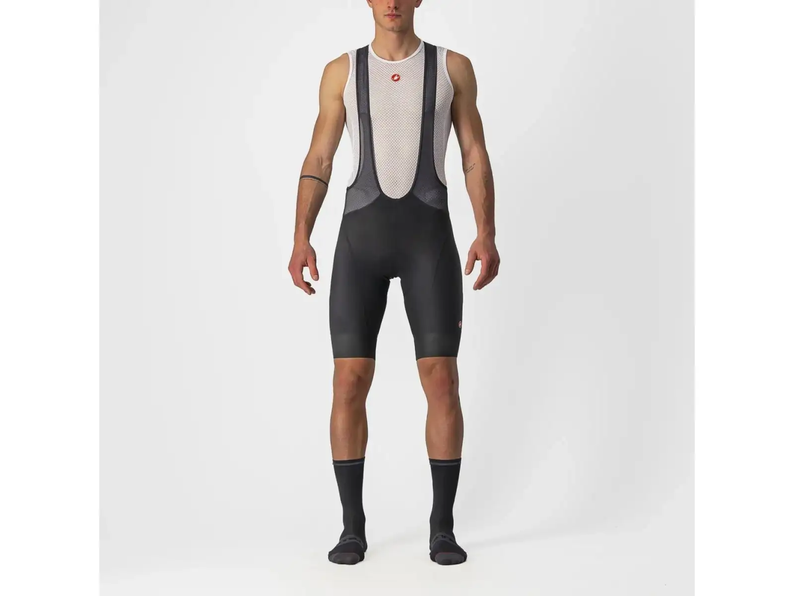 Castelli Endurance 3 Herrenshorts mit Einsatz und Hosenträgern Black