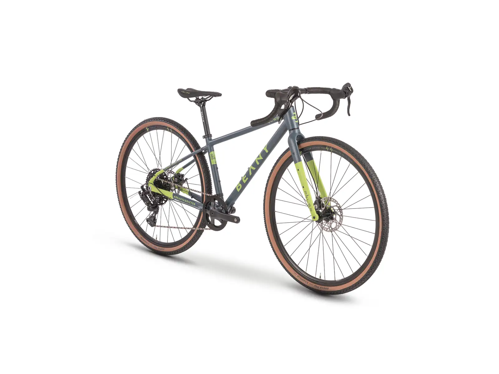 Beany Pulse 700 Kinder-Gravelbike Neon Yellow