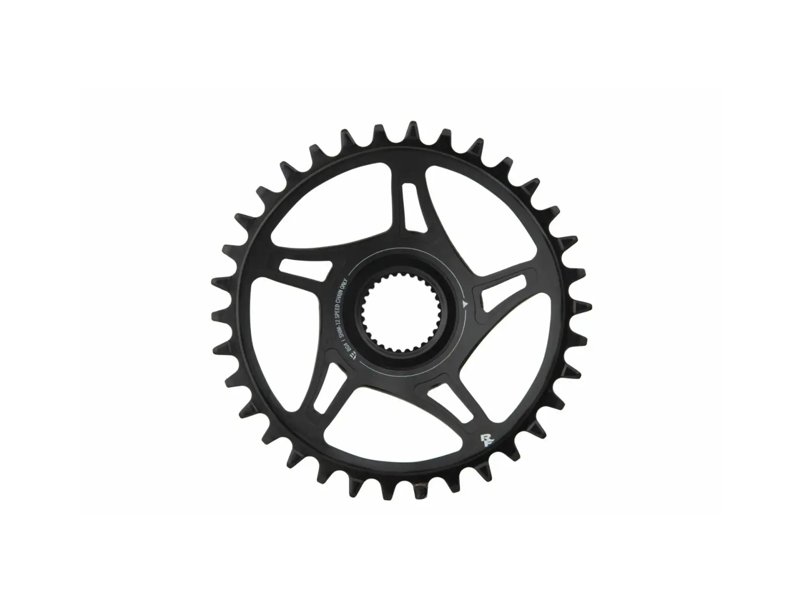 RACE FACE Kettenblatt BG4 Direct Mount 52 36T STL 12SHI schwarz