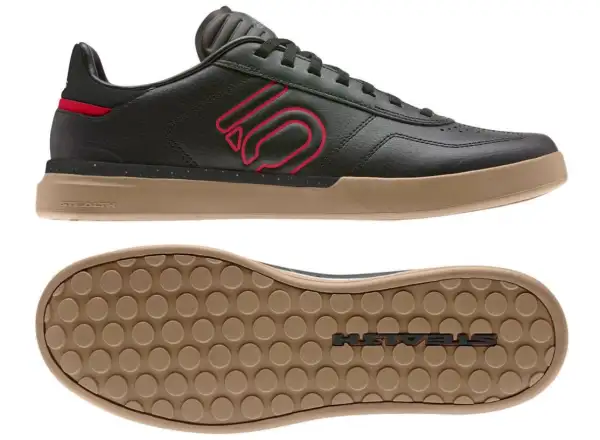 Five Ten Sleuth DLX Schuhe Schwarz/Rot/Gummi