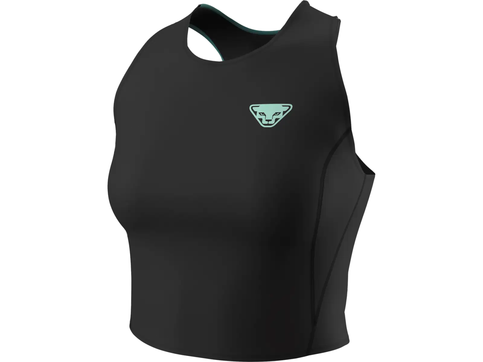 Dynafit Trail Crop Top Damen ärmelloses Shirt Black Out