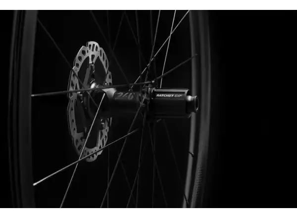 FFWD RYOT33 DT240 2:1 EXP Straßenrad Felgen Mattschwarz Nuss Sram XDR.