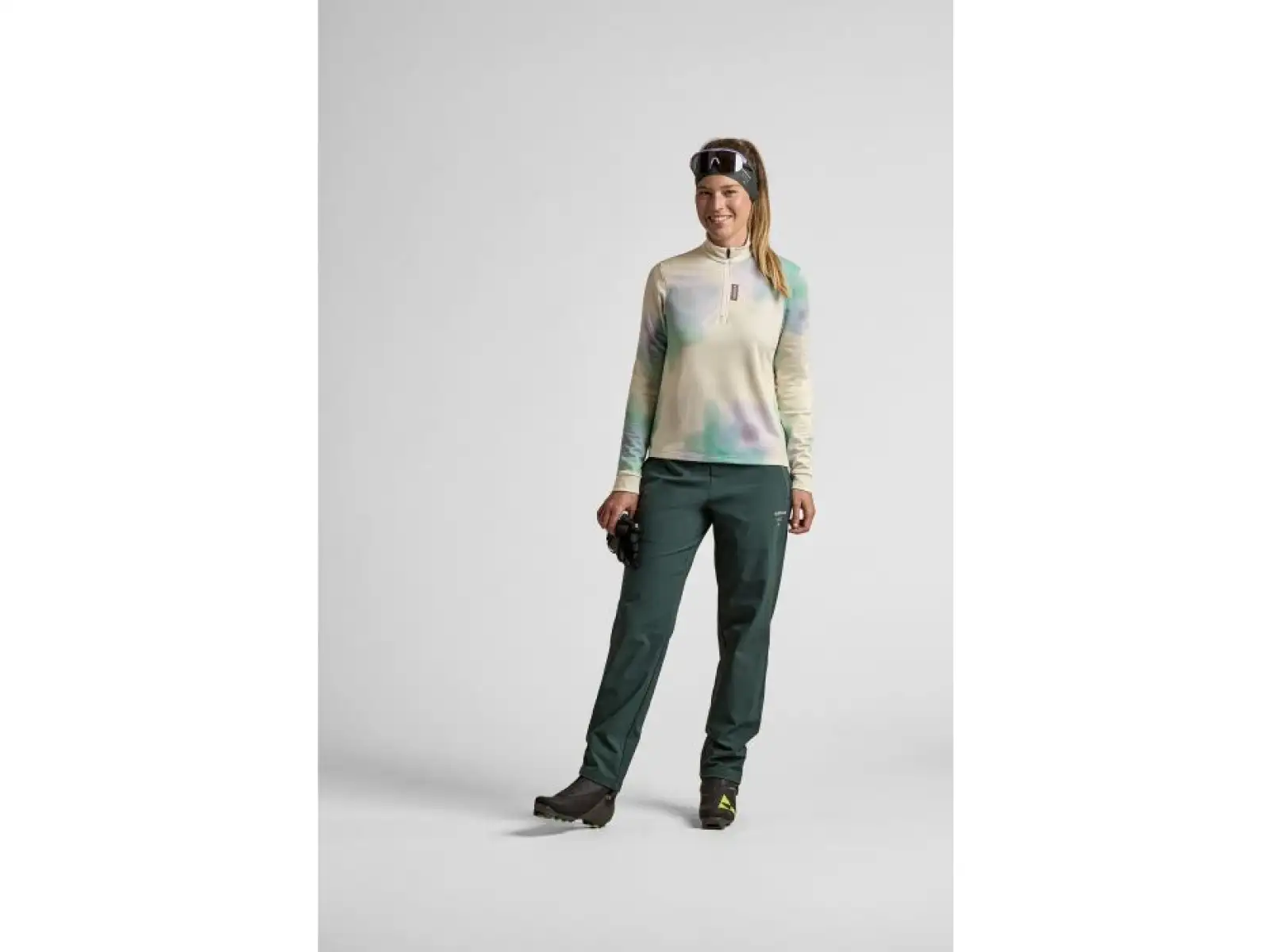 Maloja SawangM. Damen-Sweatshirt Shaded white bloom