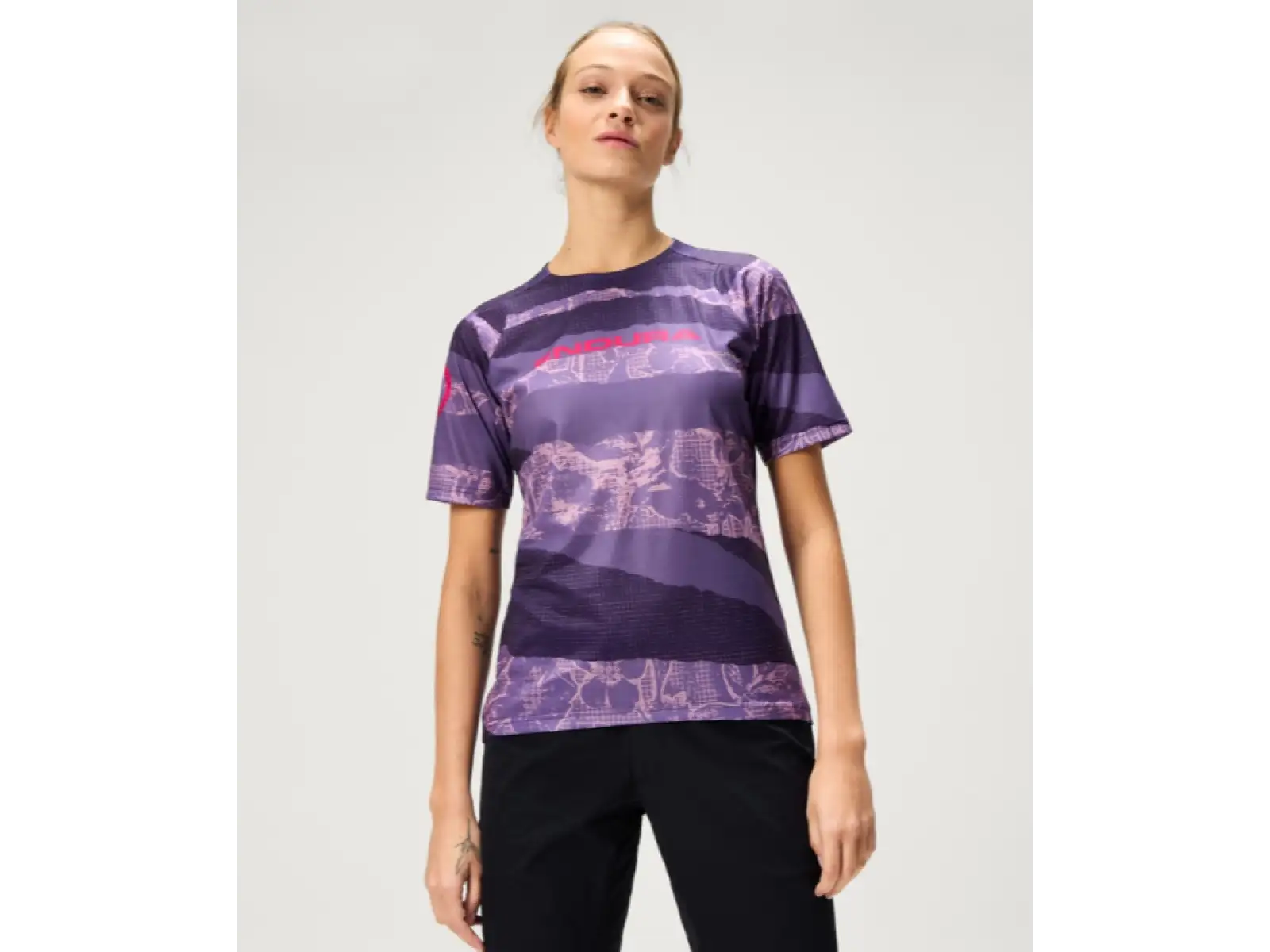 Endura LTD Parchwork Damen Trikot kurzarm Bramble