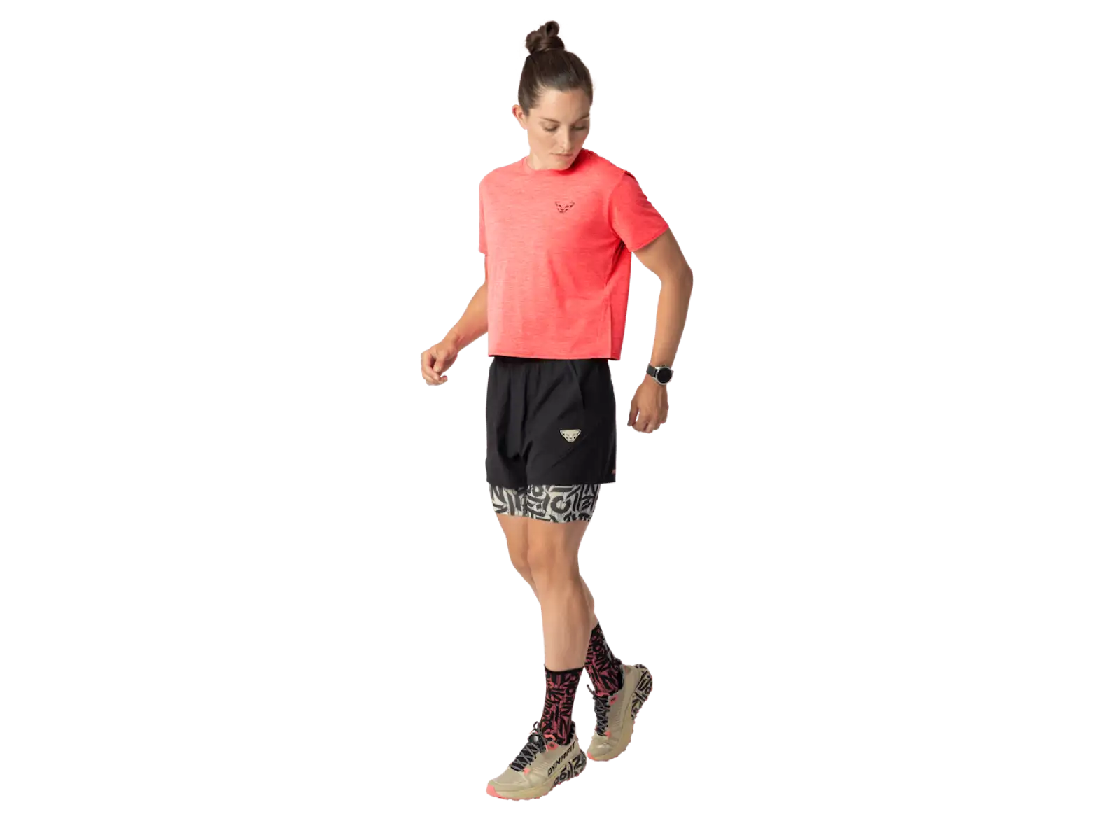 Dynafit Trail 2v1 Damen Laufshorts Black Out/Overcast