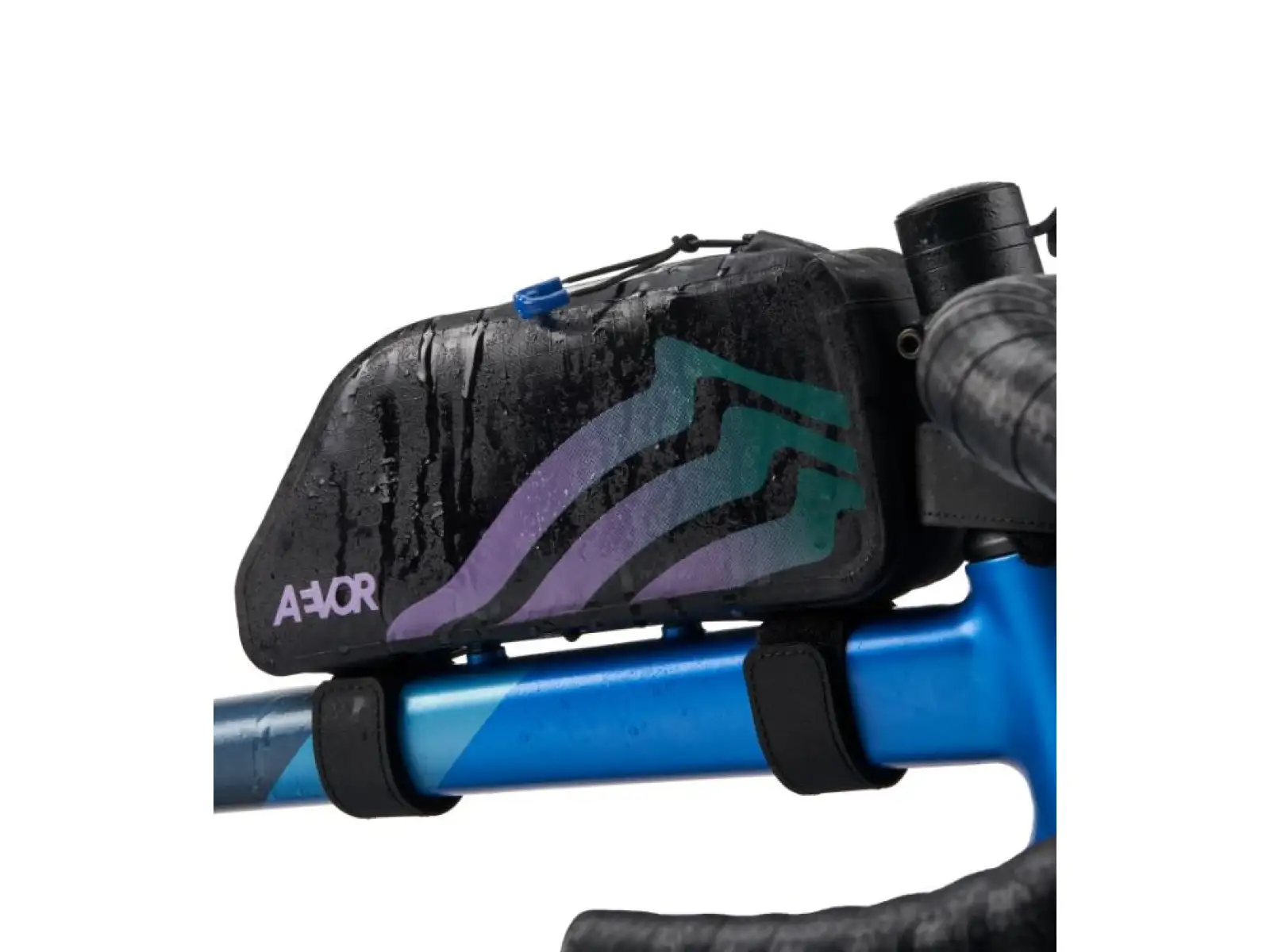 Aevor Top Tube Pack Road Proof Tasche für den oberen Rahmen. 1 l Trinkflasche Night Rider.